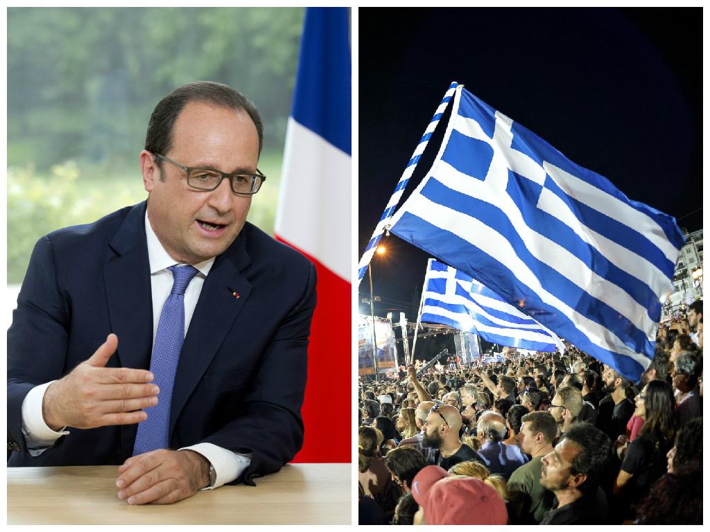 François Hollande: Grecia habría sido humillada si se la hubiera echado de la eurozona