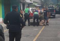 Dejan granada y municiones en puerta de vivienda en Huánuco