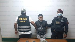 Callao: ‘Marc Anthony’ cayó con una granada de guerra y droga que escondía en su casa