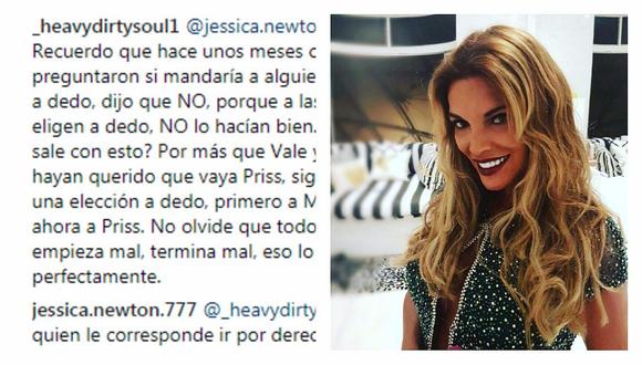 Miss Perú 2017: joven critica a Jessica Newton por elección de modelo y ella le da dura respuesta