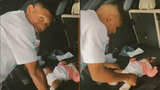 Edison Flores: Ana Siucho lo graba cambiándole el pañal a su bebé en la maletera de su auto (VIDEO)