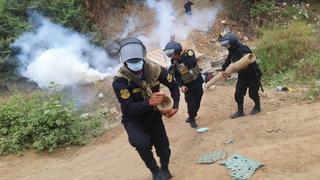 Tumbes: Policías se enfrentan a contrabandistas en la frontera
