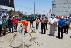 Arequipa: Colocan primera piedra de obra que mejorará la avenida Lima de Camaná