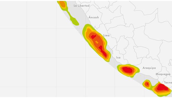 Tumbes, Lima, Arequipa, Moquegua y Tacna serían azotadas por un fuerte sismo. (Foto: IGP)