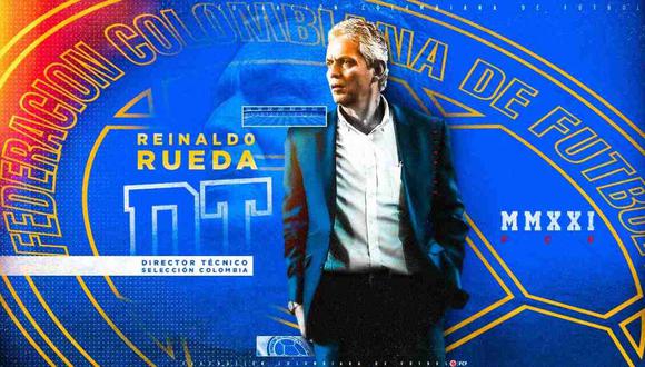 Reinaldo Rueda es el nuevo entrenador de la selección colombiana. (Foto: @FCFSeleccionCol)