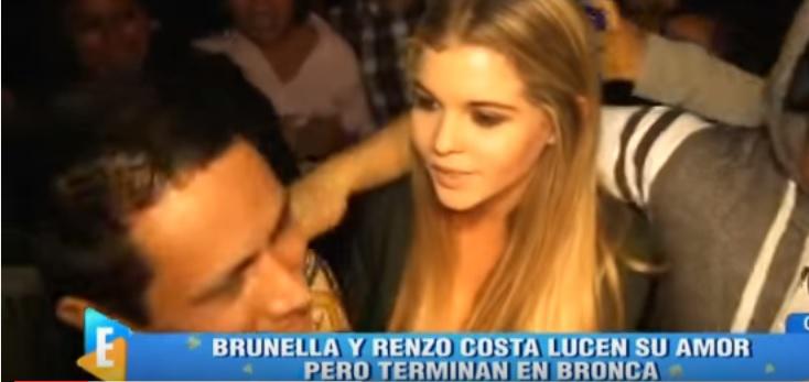 Brunella Horna le tira una "cachetada" a Renzo Costa por su respuesta a pregunta sobre matrimonio