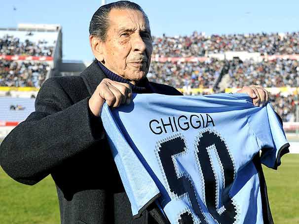 Falleció Alcides Ghiggia, el héroe del Maracanazo