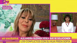 Alejandra Guzmán revela que toma antidepresivos tras los conflictos con Frida Sofía | VIDEO 