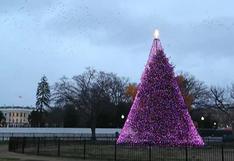 Washington enciende el Árbol de Navidad para iniciar las fiestas