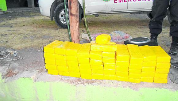 Narcotraficantes  entierran 115 kg. de cocaína