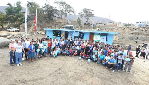 Poroto: Comuna provincial reconstruye jardín de niños destruido por lluvias