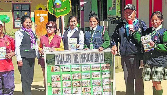 Lanzan proyecto de periodismo escolar en el distrito de Chavín