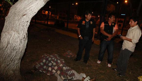 Hallan cadáver en parque de San Juan de Miraflores