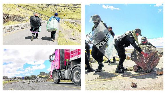 ​Profesores radicalizan huelga y bloquean carretera Huancavelica - Huancayo