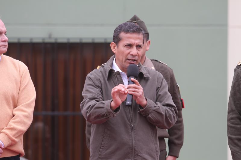 Ollanta Humala criticó al Poder Judicial y a la Defensoría por suspender sorteo del servicio militar