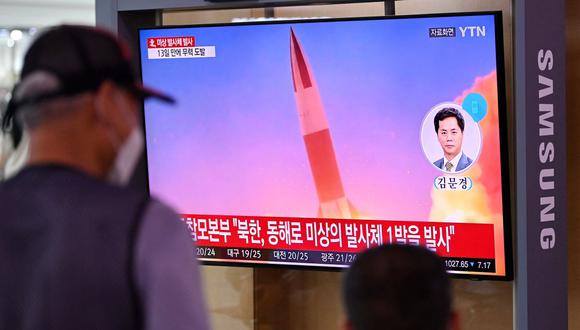 Entre septiembre y octubre de 2021, el país comunista anunció que había realizado ensayos exitosos de misiles de crucero de largo alcance. (Foto: Jung Yeon-je / AFP)