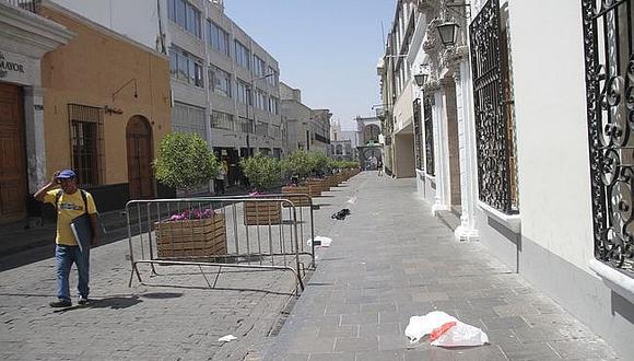 Arequipa: Comienzan obras de ornato en tres calles del Centro Histórico