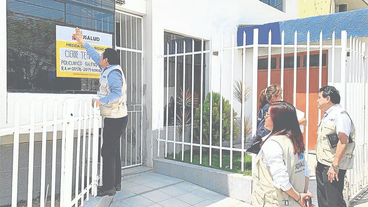 Cierran 16 centros médicos informales que ponían en riesgo la salud de la población 