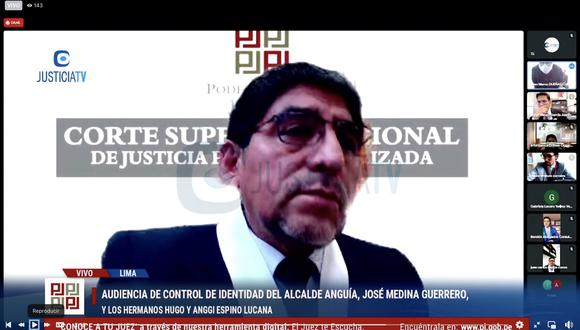 Poder Judicial llevó a cabo control de identidad a José Medina Guerrero y los hermanos Hugo y Anggi Espino. (Foto: Justicia TV)
