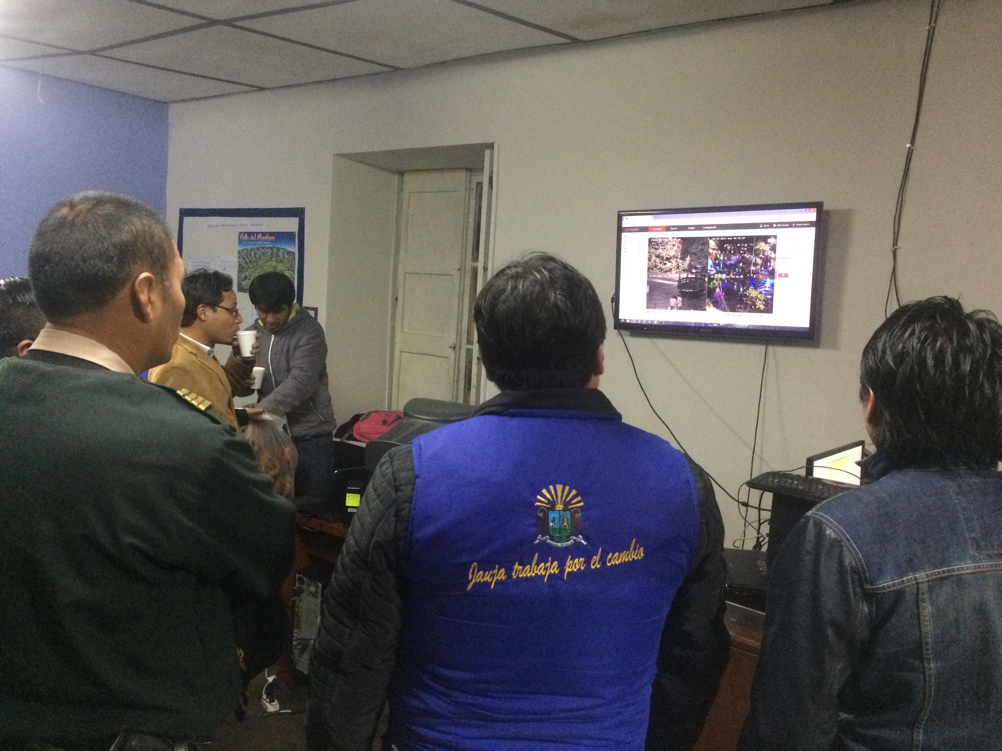 Municipalidad de Jauja instala cámaras de vigilancia