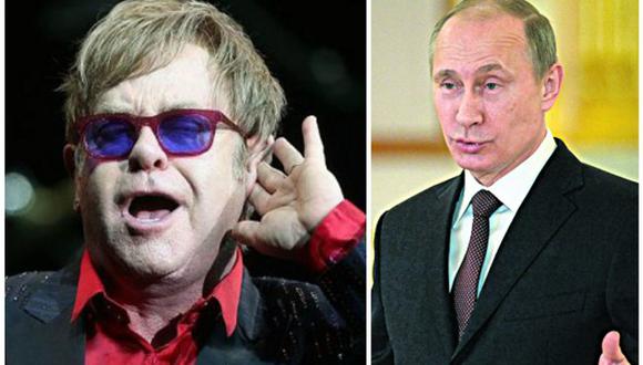 Rusia: ​Putin habla finalmente con Elton John después de broma pesada