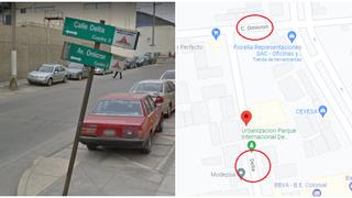 Cibernautas peruanos descubren cruce de la calle Delta y la avenida Ómicron en el Callao (FOTOS)