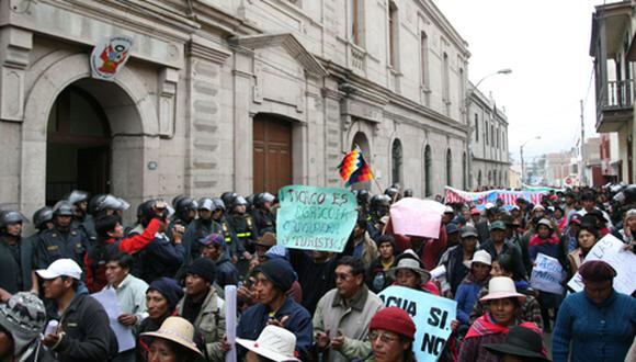 Aumentan a ocho los conflictos sociales en Tacna