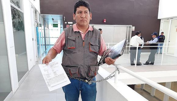 ​Proveedor se encadena en la gerencia del Gobierno Regional Moquegua