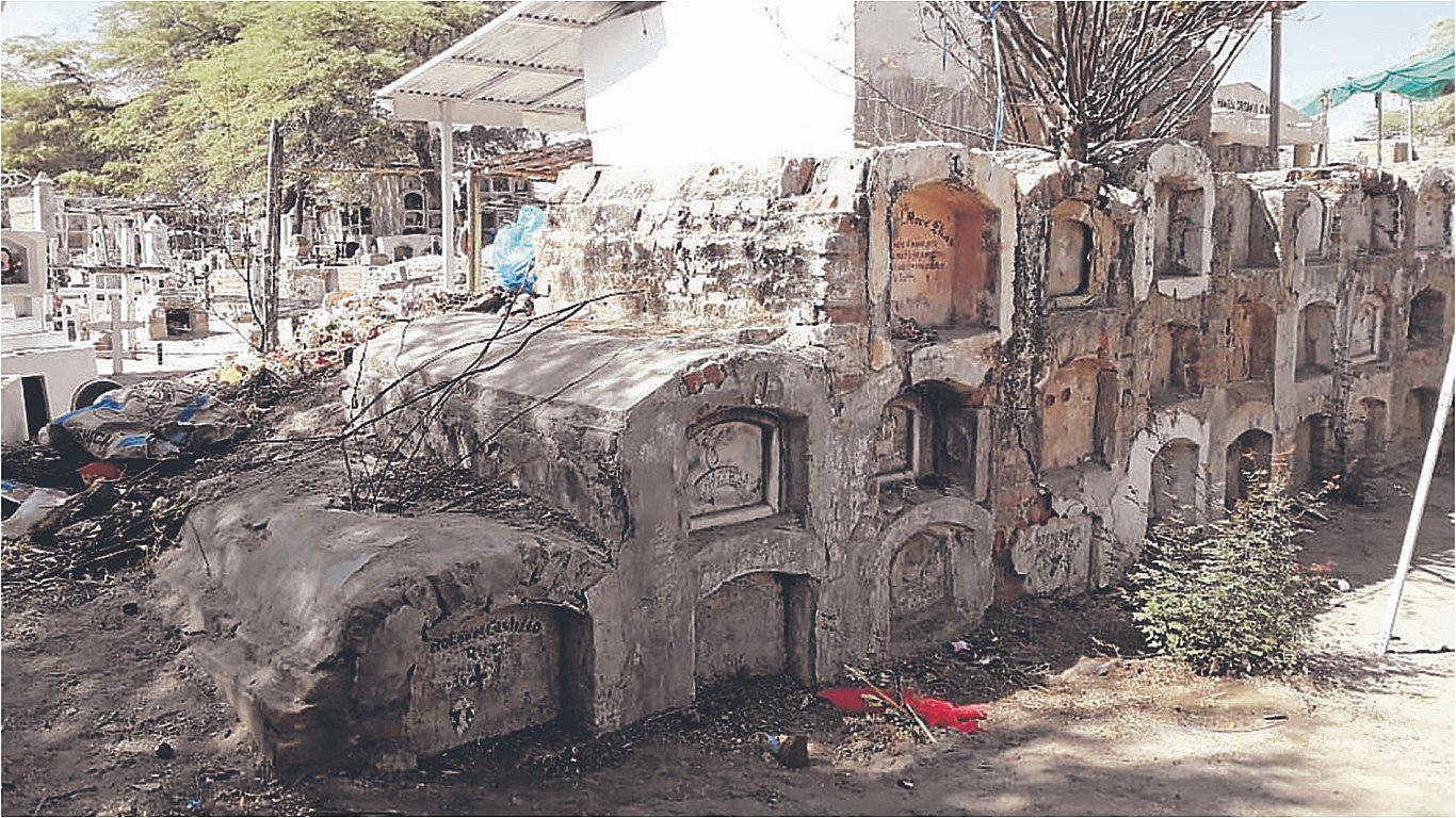 Cementerio de Castilla ya no cuenta con espacio para más difuntos 