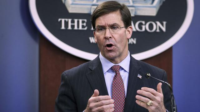 El secretario de Defensa de Estados Unidos, Mark Esper. (AFP)