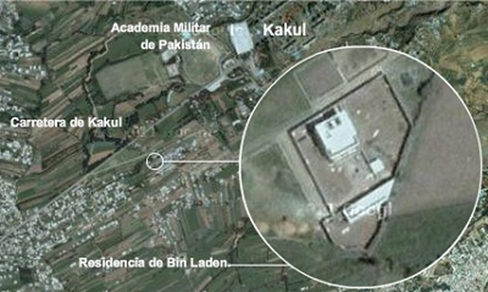 La casa donde vivió Osama sus últimos días