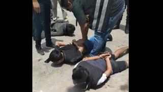 Comas: Policía frustra asalto en grifo y detiene a tres delincuentes (VIDEO)   