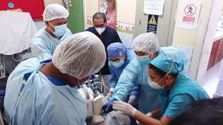Piura: Trasladan a una bebé con dificultad respiratoria aguda al Hospital del Niño de Lima