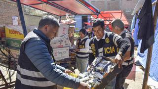 Huancayo: incautan cinco toneladas de productos vencidos listos para ser distribuidos en triciclos ambulantes