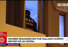 Artesano desaparecido es encontrado muerto al interior de hostal en San Juan de Miraflores