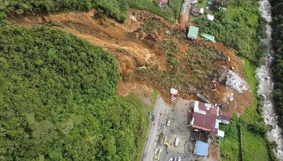 La emergencia generó desesperación en los habitantes y los familiares de quienes quedaron atrapados entre los escombros.(Foto: @HoyNarino)