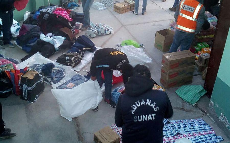 Policía Fiscal y Aduanas incautan contrabando valorizado en 59 mil soles 
