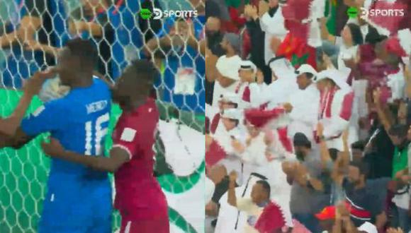 Gol de Qatar y la emoción de los hinchas por el primer tanto en el Mundial. (Foto: DirecTV Sports)