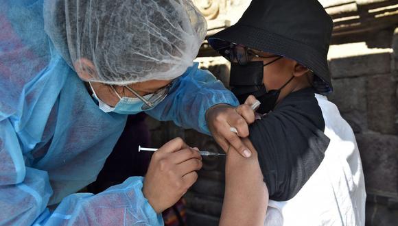 La nueva tecnología proporciona un “enfoque prometedor” para administrar vacunas a través de la nariz y otras superficies de la mucosa en lugar de las inyecciones tradicionales. (Foto de Aizar RALDES / AFP)