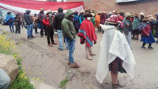 Las Bambas: dirigentes renuncian a sus cargos en medio de bloqueo en Ccapacmarca (FOTOS)