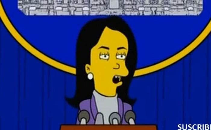 ​YouTube: Nadine Heredia ya tiene su personaje de Los Simpsons