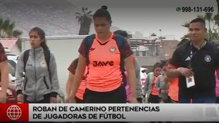 Chorrillos: delincuentes robaron celulares, mochilas y dinero de jugadoras de fútbol | VIDEO