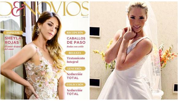Sheyla Rojas aparece en portada de revista para novios pese a cancelar su boda con Pedro Moral (FOTOS)