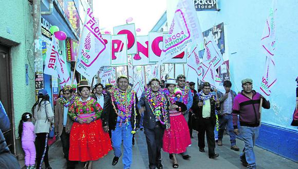 Empieza la fiesta electoral en la región Puno