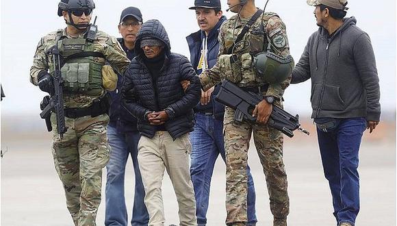 Terrorista "Julio Chapo" capturado en el Vraem fue trasladado a Lima (FOTOS)