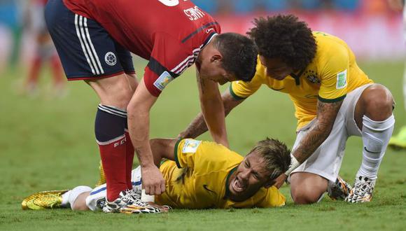 Brasil 2014: Neymar le dice adiós al mundial por lesión en vértebra