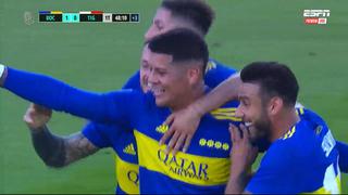 Gol de Marcos Rojo, luego de un blooper del arquero, para el 1-0 del Boca vs. Tigre (VIDEO)