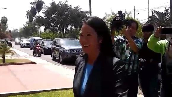 Keiko Fujimori se reúne con Ántero Flores-Aráoz en La Molina [VIDEO]