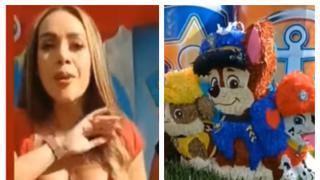 Dorita Orbegoso usó canje hasta para la piñata del cumpleaños de su hijo, según Magaly TV la firme (VIDEO)