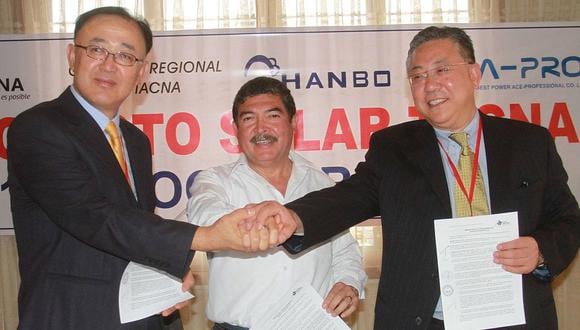 Tacna: Empresa coreana invertiría en proyecto energético